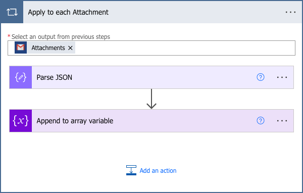 Process each attachment separately